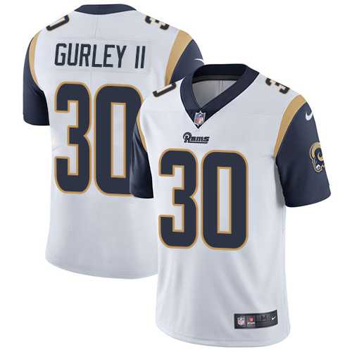 Nike Los Angeles Rams #30 Todd Gurley II White NFL Vapor Untouchable Limited Jersey,We sell and wholesale Nike Los Angeles Rams #30 Todd Gurley II White NFL Vapor Untouchable Limited Jersey on line form chian!